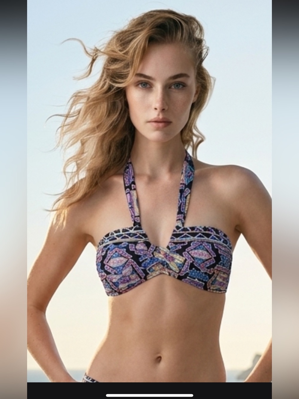 Seafolly Sun Temple Bandeau Bikini Top